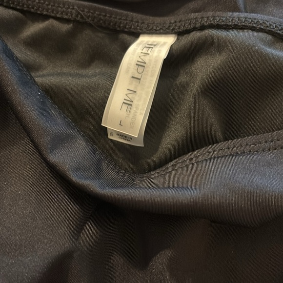 Tempt Me Two Piece Tankini Women One Shoulder Swim Top with Bottom Swimsuits L - Picture 10 of 11